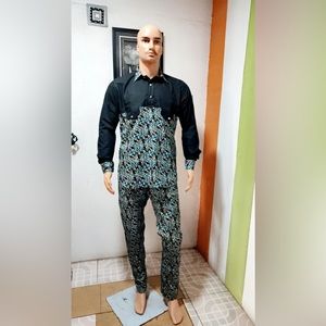 AFRICAN DRES'S SHIRT COMES WITH MATCHING TROUSERS BY YATCHY VIBEZ 🅿️🅰️🆔 WEARZ